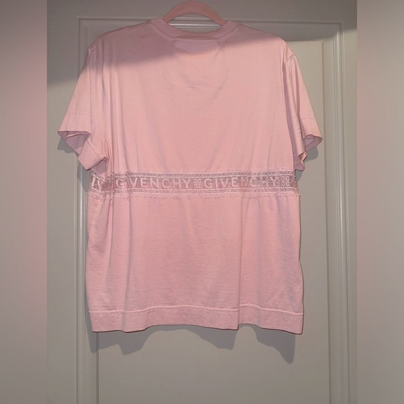 Givenchy Logo Lace Insert T-Shirt - Picture 3 of 6
